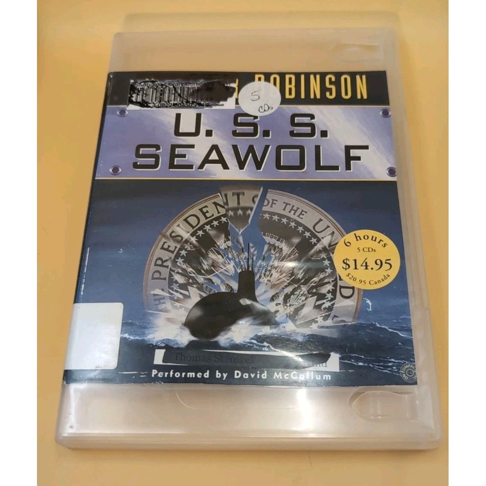 U. S. S. Seawolf CD Low Price by Patrick Robinson (2005, Compact Disc)